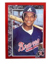 1992 Legends #39 David Justice Atlanta Braves - £1.96 GBP