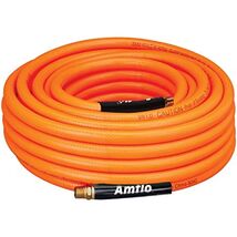 Amflo 576-50A Orange 300 PSI PVC Air Hose 3/8&quot; x 50&#39; With 1/4&quot; MNPT End ... - $48.22 CAD