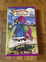 Barney Rhyme Time Rhythm VHS-RARE VINTAGE-SHIPS N 24 Hours - £23.37 GBP