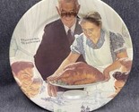 NORMAN ROCKWELL 1979 - Freedom From Want THANKSGIVING OLD Metal PLATE EUC - £5.44 GBP