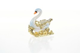 Swan &amp; Carriage with Jewelry Box Handmade by Keren Kopal with Crystals-
show ... - £63.03 GBP