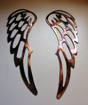Angel Wings Smaller Style Copper/Bronze Plated 15&quot; tall x 5 1/4&quot; wide - £37.19 GBP