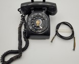 Vintage 1959 Leich 105M-30 Black Rotary Dial Desk Telephone Phone Parts ... - $29.69