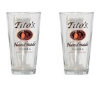Titos Pint Glass - Set of 2 - £31.39 GBP