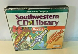 The Learning Center 5 CD Set Southwestern CD Library Berlitz Compton&#39;s Writing  - £19.54 GBP