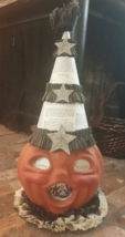 Bethany Lowe by Dee Foust &quot;Pumpkin With Star Hat&quot; DF1050 Rare Collectible! - £144.66 GBP