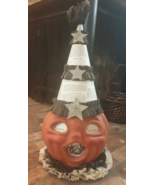 Bethany Lowe by Dee Foust "Pumpkin With Star Hat" DF1050 Rare Collectible! - $179.99