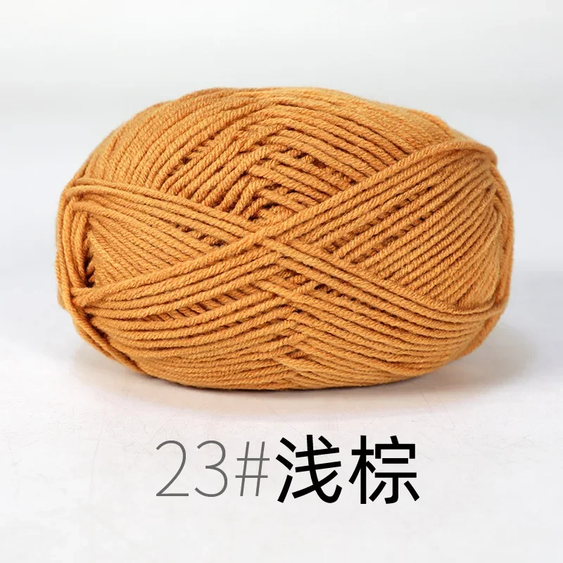 4ply Milk Cotton Yarn For Crochet Needlework Dyed Lanae Craft -RYMX23-1p... - €2,20 EUR
