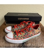 Converse All Star Youth 3 Christmas Gingerbread Man Low Top Shoes Style ... - $656.29 MXN