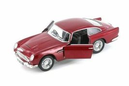5&quot; Aston Martin DB5 Diecast Model Toy Car 1:38 Pull Action Red - £17.57 GBP