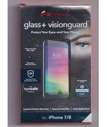 iPhone 7 or 8 Zagg glass + visionguard screen protector FREE SHIPPING - $20.00