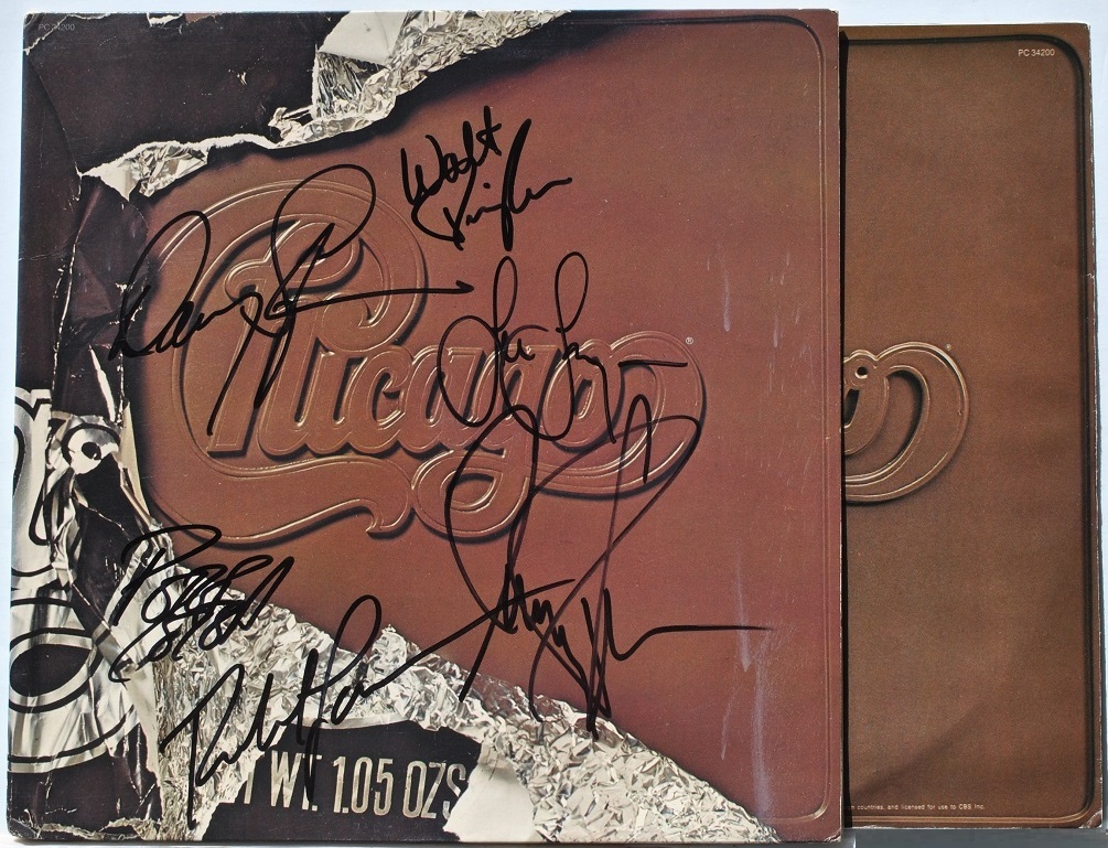 CHICAGO X SIGNED ALBUM X6 - P. Cetera, R. Lamm, J. Pankow, W. Parazaider... - $289.00
