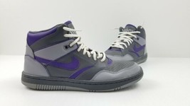 Nike Sky Force 88 Mid Basketball Shoes Mens 8 Grey Stealth Purple 454452... - $39.56