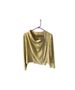 BlankNYC Womens Size M Diagonal Zip Jacket Coat Lightweight beige Suede ... - £21.01 GBP