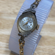 VTG Vantage Lady 2 Real Diamonds Cocktail 10k GF Band Hand-Wind Mechanical Watch - £35.84 GBP