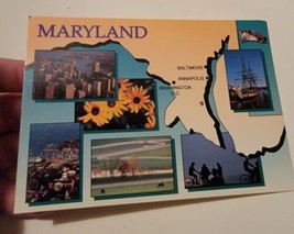 Vintage Postcard Post Card VTG Photograph Greetings From Maryland - £9.24 GBP