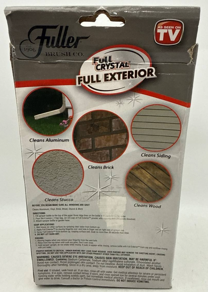 Fuller Brush FBFCEX-6 Exterior Cleaner 4 oz Powder Non Toxic Surface Cleaner Item image 11