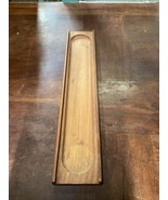 Vintage Teak Wood Serving Tray Made In Thailand - 18x3.5” Unusual Design - €14,54 EUR