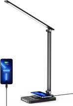 LED Desk Lamp Dimmable Table Lamp Reading Lamp with USB Charging Port 18 Modes M - £39.72 GBP