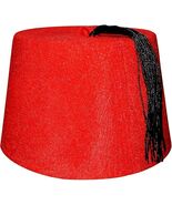 100% Egyptian Hat Set Turban Sheikh Al Azhar &amp;Fez Tarboosh Turkish Ottom... - $24.99