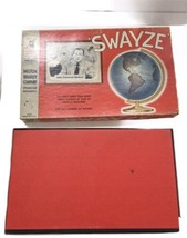 Vintage 1954 John Cameron &#39;Swayze&#39; Board Game by Milton Bradley COMPLETE - £24.88 GBP