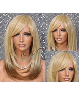 Blonde and Strawberry undertone Mix Human hair Blend Wig Straight Off si... - $1,678.11 MXN