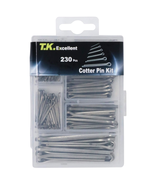304 Stainless Steel Cotter Pin Assortment Kit - 230 Pcs Fasteners - €18,24 EUR
