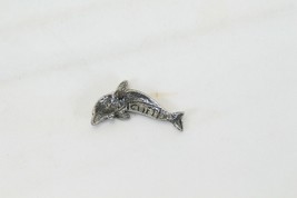 Jim Clift Design Dolphin Lapel Pin 1&quot; x 9/16&quot;  25mm x 15mm Made in the US  - £7.04 GBP