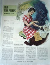 Dear Miss Phillips by Louis Paul Advertising Print Ad Art 1948 - £4.73 GBP