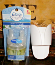 (1) Febreze NOTICEables ALASKAN SPRINGTIME Dual Scented Oil refill and W... - $19.57