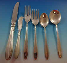 Nocturne by Gorham Sterling Silver Flatware Service For 6 Set 38 Pieces Modern - £1,405.36 GBP