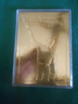Bleachers 23kt Gold Sculptured Baseball Card 1995 Nolan Ryan Express - £12.37 GBP