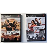 Sony Playstation 2 PS2 Sing Star Karaoke Amped &amp; Rocks! Singing Video Game - £16.44 GBP