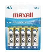 Maxell 723410 - LR610BP Alkaline Batteries (AA; 10 pk; Carded) - $660.08 MXN