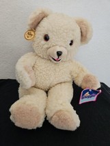 1986 Russ Lever Bro 15” Snuggle Bear Plush Stuffed Animal Fabric Softene... - $25.72