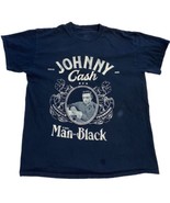 Johnny Cash Shirt Adult Large Black Rock Country Music The Man In Black ... - £9.32 GBP