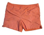 Lands End orange men&#39;s XXL 44-46 Swimwear swim short trunks 48&quot; waist dr... - $10.88