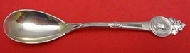 Medallion By Gorham Sterling Silver Egg Spoon w/ Large Medallion 4 3/4&quot; - £100.19 GBP