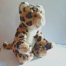 12 Inch Leopard Kitty Cat Sitting Build a Bear Plush Stuffed Animal - £18.02 GBP