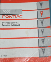 1991 GM Pontiac Firebird Servizio Negozio Riparazione Officina Manuale Originale - £39.81 GBP