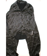 NWT $475 New XS S Designer Josie Natori Pajamas Silk Black Polka Dots Wo... - £470.86 GBP