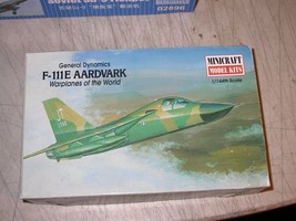 Minicraft 1/144 General Dynamics F-111E Aardvark Military Model Kit Sealed Parts - $19.99