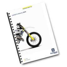 HUSQVARNA 2019 - TC 125 - OWNERS MANUAL - REPRINTED COMB BOUND - $24.93