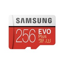 Samsung EVO Plus 256GB microSDXC UHS-I U3 100MB/s Full HD &amp; 4K UHD Memor... - £52.32 GBP