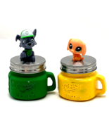 Small Treat Jars for Kids Set of 2 Littlest Pet Shop Paw Patrol - $9.69