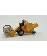 Vtg Blue Box Toy Plastic Combine Harvester Farm Tractor With Figure Intact - €62,00 EUR