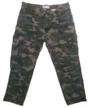 Straight Leg Cargo Pants Mens 38x30 Camouflage 100% Cotton Northwest Territory - £10.74 GBP