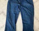 Riders By Lee Denim Capri Pants Womens Plus Size 16 Blue Denim Slimming ... - $24.02