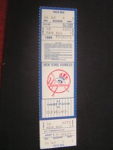 MLB 1989 New York Yankees Full Unused Collectible Ticket Stub 8/07/89 Cleveland - £2.78 GBP