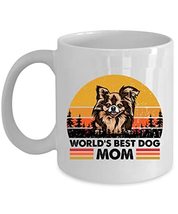 World&#39;s Best Brown Chihuahua Dog Mom Coffee Mug 11oz Ceramic Gift For Dogs Lover - £13.41 GBP